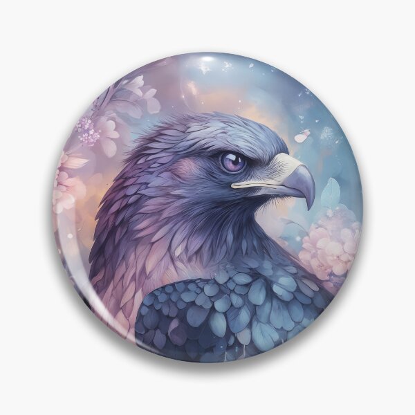 Item preview, Celestial Eagle Amidst Blossoms and Stars designed and sold by AshiraCreations.