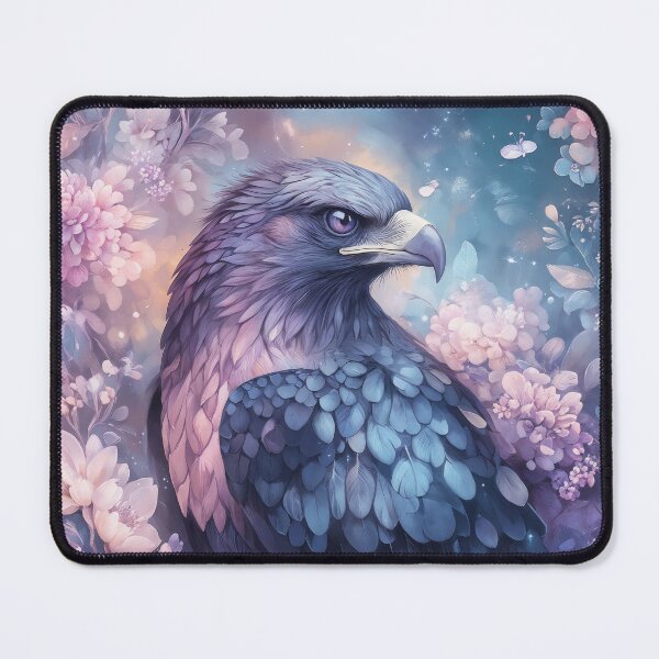 Item preview, Celestial Eagle Amidst Blossoms and Stars designed and sold by AshiraCreations.