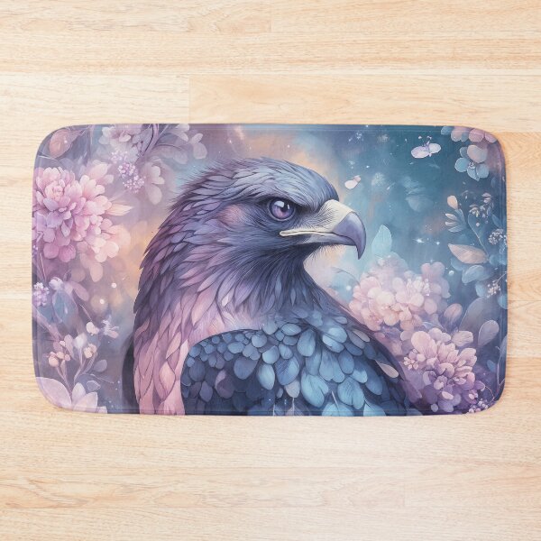 Item preview, Celestial Eagle Amidst Blossoms and Stars designed and sold by AshiraCreations.