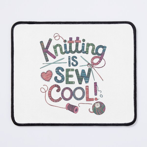Item preview, Knitting is Sew Cool designed and sold by skiprender.