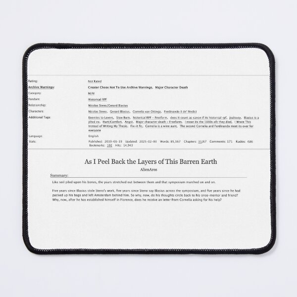 Item preview, Peak AO3 designed and sold by Mylo and Sparrow.