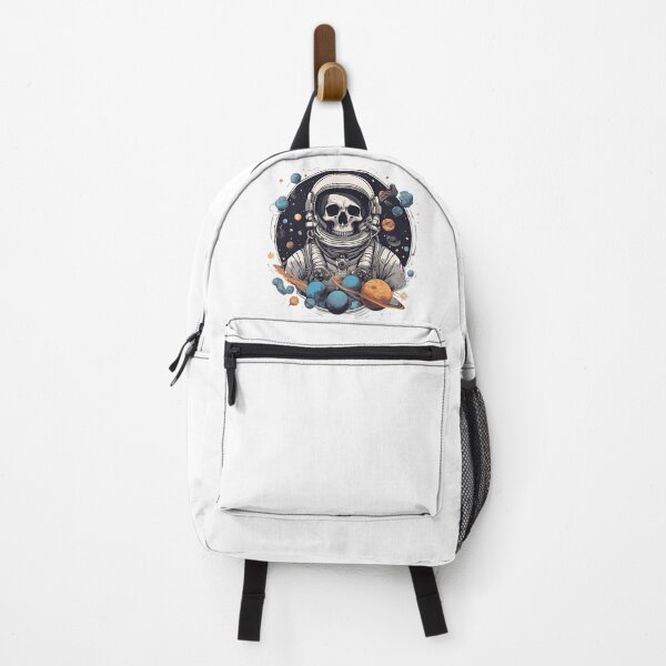Vista previa del artículo con la obra «Calavera de astronauta», diseñado y vendido por DeviuStore.