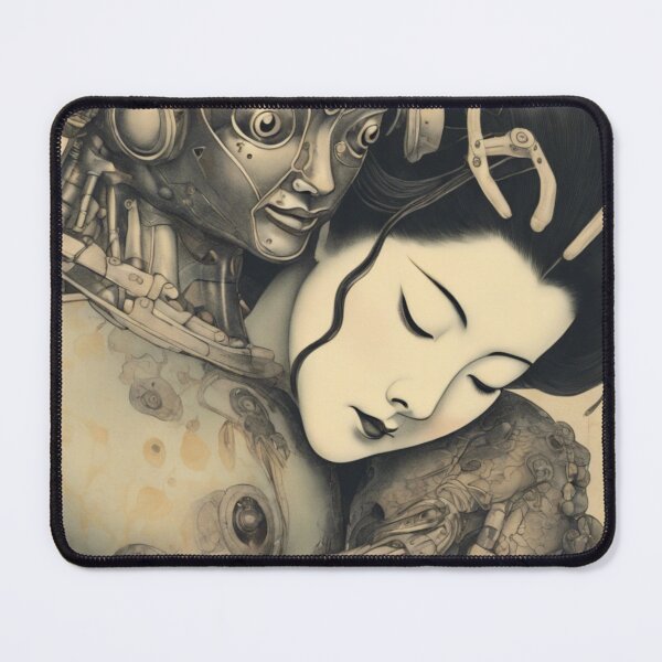 Item preview, Robot Shunga Erotic Art Imitation | #9 designed and sold by NickWhittleArt.