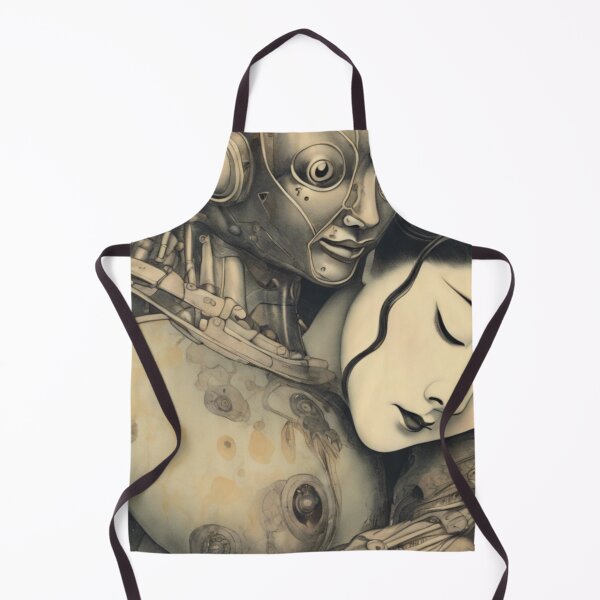 Item preview, Robot Shunga Erotic Art Imitation | #9 designed and sold by NickWhittleArt.
