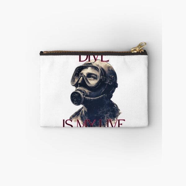 Item preview, Diving is my life – Retro diving helmet design designed and sold by inksavvystudio.