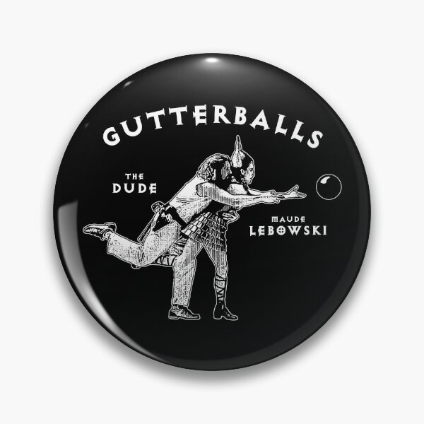 Item preview, GUTTERBALLS. THE DUDE. MAUDE LEBOWSKI. WHITE TEXT EDT. designed and sold by 5hertz.