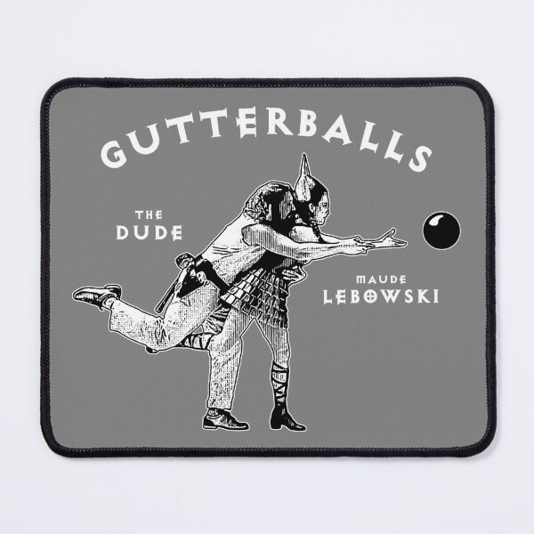 Item preview, GUTTERBALLS. THE DUDE. MAUDE LEBOWSKI. WHITE TEXT EDT. designed and sold by 5hertz.
