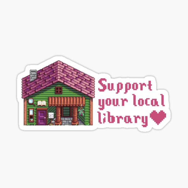 Artikel-Vorschau von Stardew Valley: Unterstützen Sie Ihre örtliche Bibliothek, designt und verkauft von Bookboned.