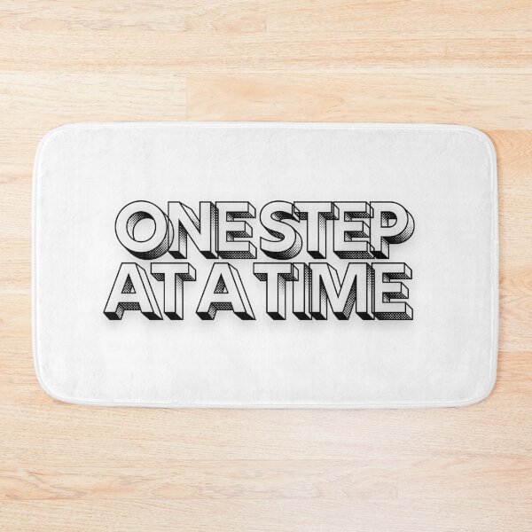 Item preview, Motivational Quotes Stickers One step at a time designed and sold by HandCraftedArt.
