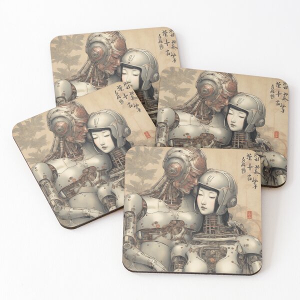 Item preview, Robot Shunga Erotic Art Imitation | #10 designed and sold by NickWhittleArt.