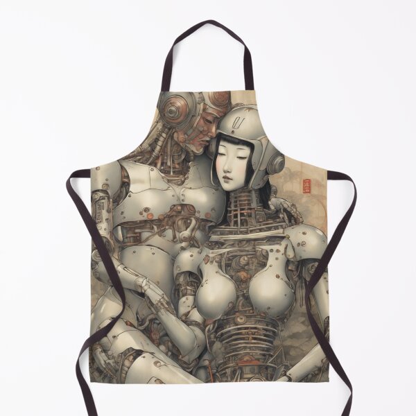 Item preview, Robot Shunga Erotic Art Imitation | #10 designed and sold by NickWhittleArt.