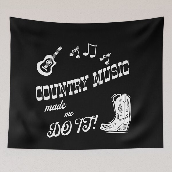 Item preview, Country Music Made Me Do It designed and sold by NordicBadger.