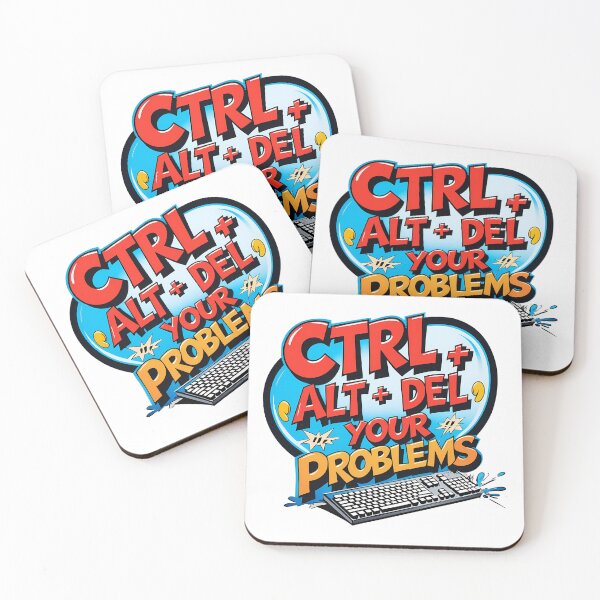Item preview, Ctrl Alt Del Your Problems - Funny Geek designed and sold by KateVil.