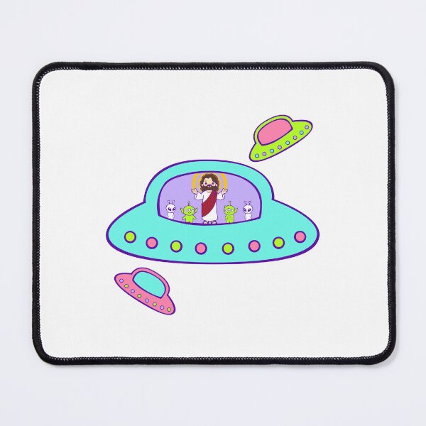 Item preview, Jesus in Space Evangelizing the Aliens designed and sold by KatelynMitalski.