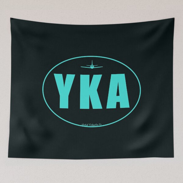 Item preview, YKA British Columbia Canada CA Airport Code designed and sold by Lartheviking.