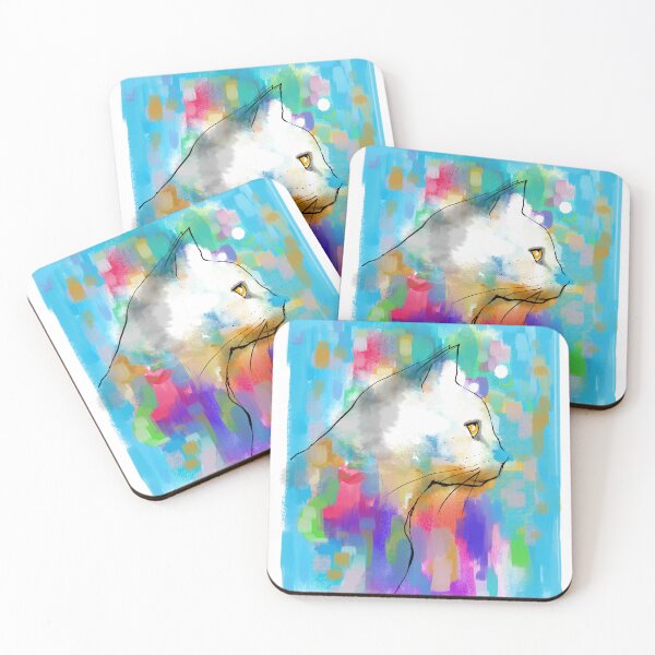 Item preview, Artistic cat designed and sold by kharma zero.