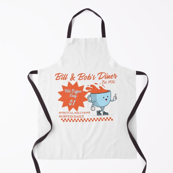 Item preview, Bill & Bob: Spiritual Solutions - The Retro AA Diner Tee designed and sold by ArdmoreAvenue.