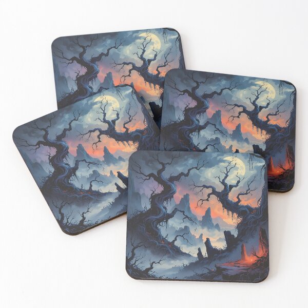 Item preview, Aesthetic dark Fantasy landscape designed and sold by Darkifun.