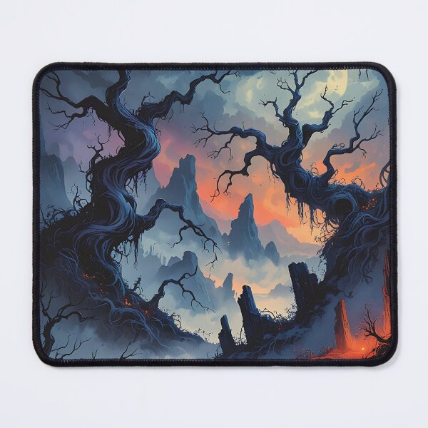 Item preview, Aesthetic dark Fantasy landscape designed and sold by Darkifun.