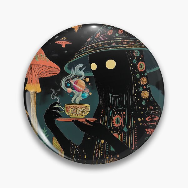 Item preview, Trippy Hippie Magic Mushroom Psychedelic Tea Party designed and sold by Perfect Alchemy.