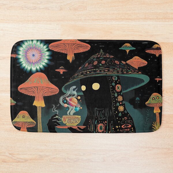Item preview, Trippy Hippie Magic Mushroom Psychedelic Tea Party designed and sold by Perfect Alchemy.