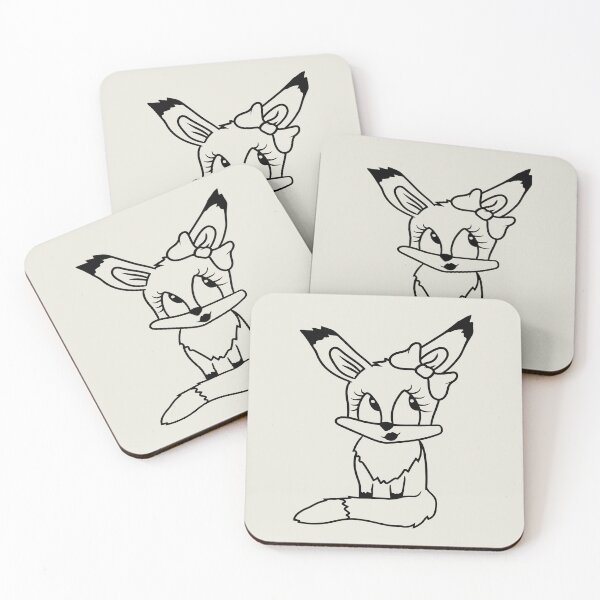 Item preview, Fox Female Girl Pretty Bow Woman Beautiful Cute designed and sold by shirt-o-mat.