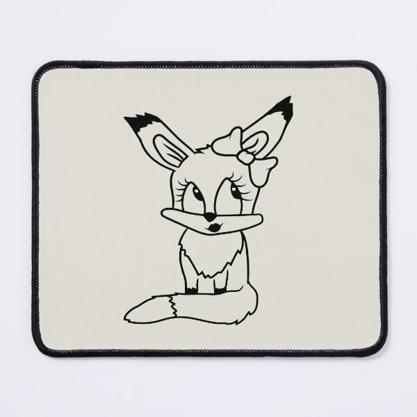 Item preview, Fox Female Girl Pretty Bow Woman Beautiful Cute designed and sold by shirt-o-mat.