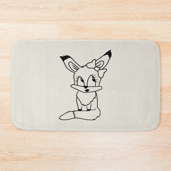 Item preview, Fox Female Girl Pretty Bow Woman Beautiful Cute designed and sold by shirt-o-mat.