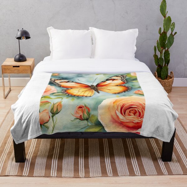 Item preview, Mariposa de colores y rosas designed and sold by Cedex.