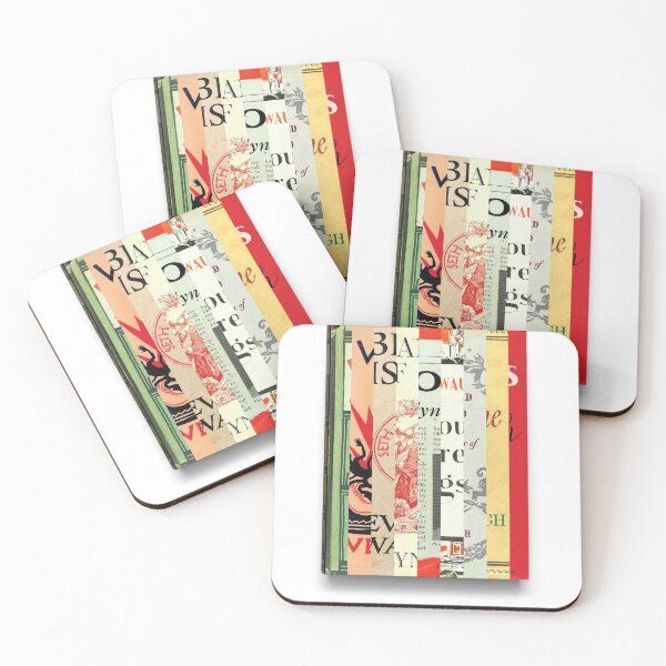 Item preview, Evelyn Waugh -  Abstract Book Cover Print - Literary Gift designed and sold by Mr Mustard Prints.