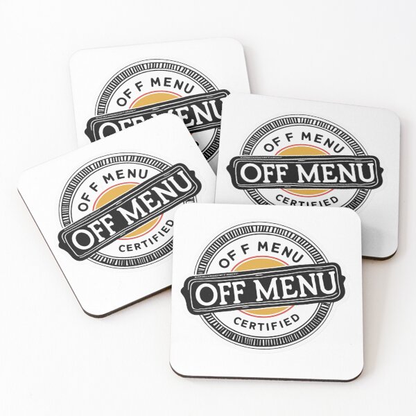 Item preview, OFF MENU CERTIFIED STAMP OF APPROVAL designed and sold by Capy's Creations | Pop culture & Nostalgia.