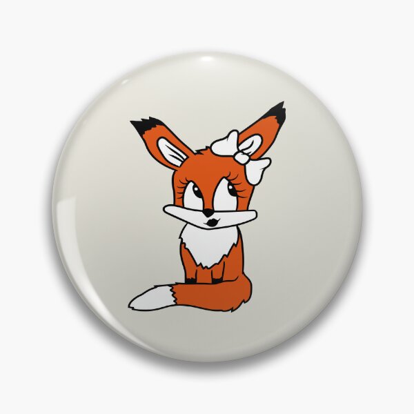 Item preview, Fox Female Girl Pretty Bow Woman Beautiful Cute designed and sold by shirt-o-mat.
