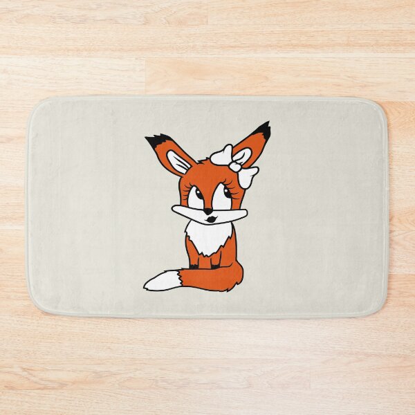 Item preview, Fox Female Girl Pretty Bow Woman Beautiful Cute designed and sold by shirt-o-mat.