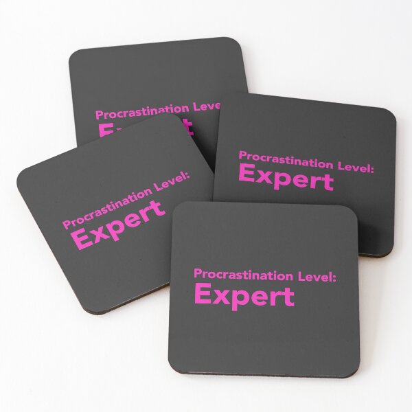 Item preview, Procrastination Level: Expert designed and sold by cynicalcorner.
