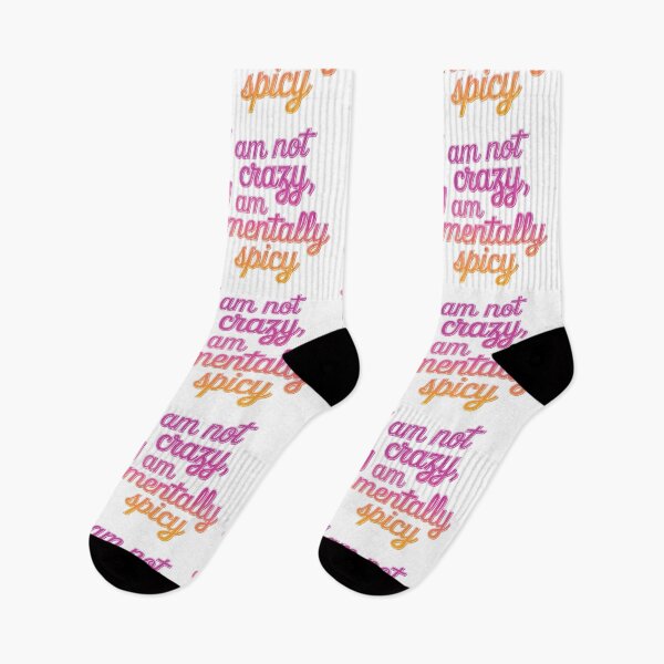 Item preview, I am not crazy mentally spicy funny memes designed and sold by Newhyperion.
