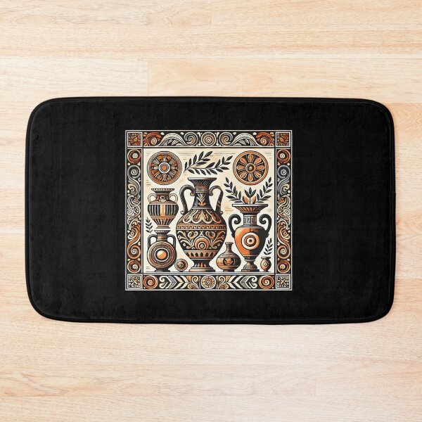 Item preview, Vintage-Inspired Ornamental Vase Print – Decorative Pottery Wall Art for Bohemian and Classic Home Decor designed and sold by DrawHandArt.