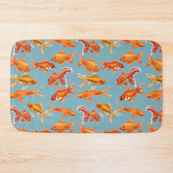 Item preview, School of Goldfish Koi – Colorful Fish Art designed and sold by Phat Dog Designs .