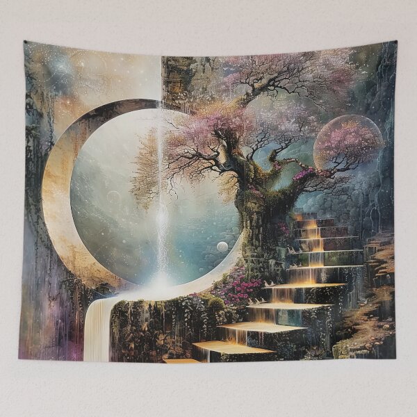 Item preview, "Ethereal Gateway to the Blossoming Realm" designed and sold by bloorose.