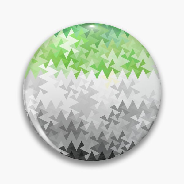 Item preview, Trippy Geometric Aromantic Pride Flag designed and sold by Chaos Queery.