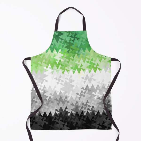 Item preview, Trippy Geometric Aromantic Pride Flag designed and sold by Chaos Queery.