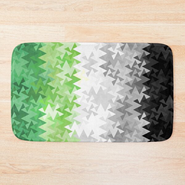 Item preview, Trippy Geometric Aromantic Pride Flag designed and sold by Chaos Queery.