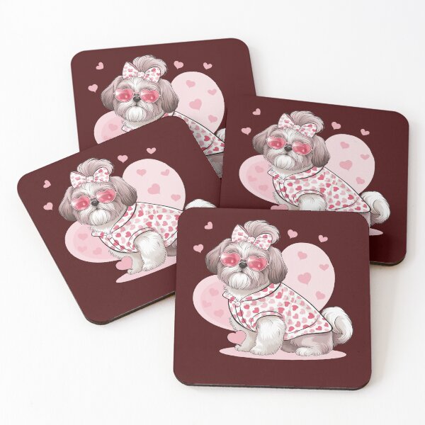 Item preview, Shih Tzu Valentine's Day Hearts Dog Mom Cute Shihtzu designed and sold by tamdevo1.