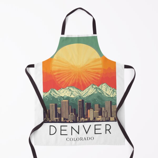 Item preview, A Pop Art Travel Print of Denver - Colorado - US designed and sold by StudioRedKoala.