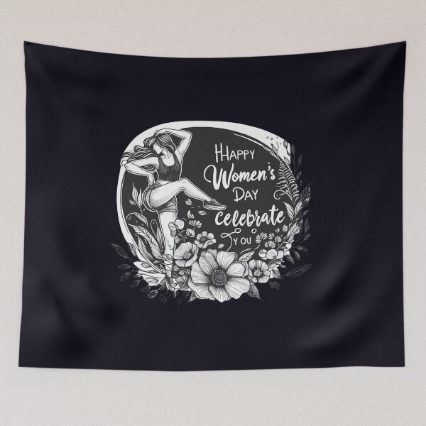 Item preview, 'Happy Women’s Day! Celebrate YOU!' designed and sold by  ViralVisionsCreating .
