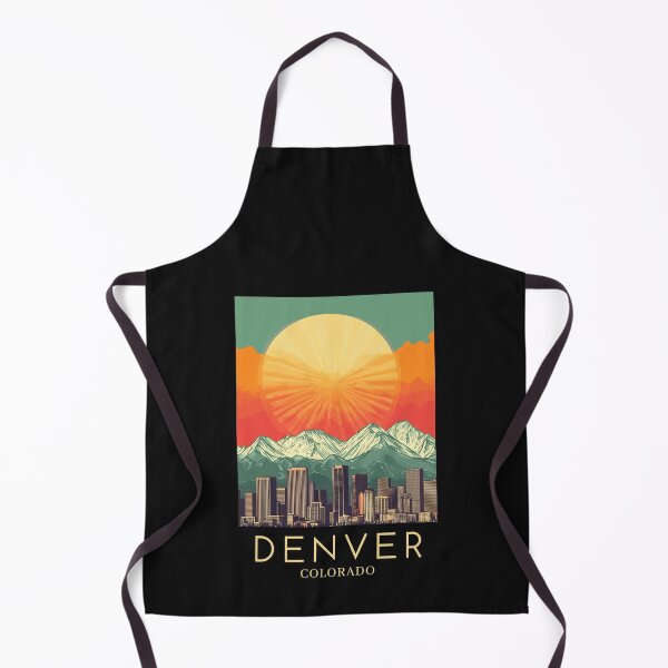 Item preview, A Pop Art Travel Print of Denver - Colorado - US designed and sold by StudioRedKoala.
