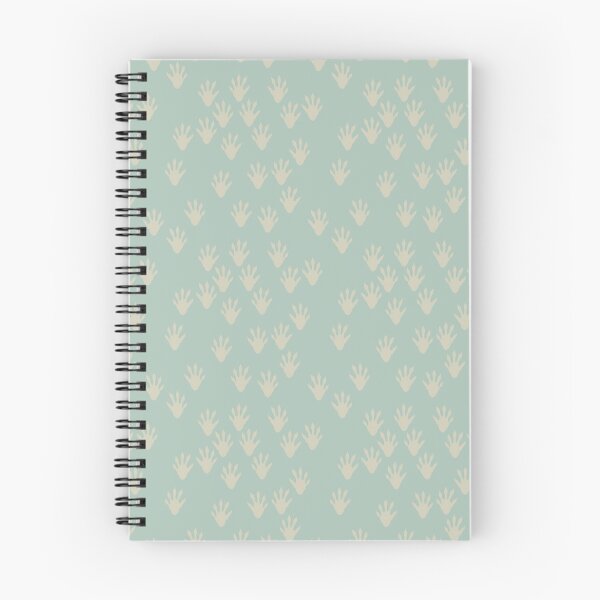 Item preview, Raccoon tracks on teal background designed and sold by aysegulkacar.