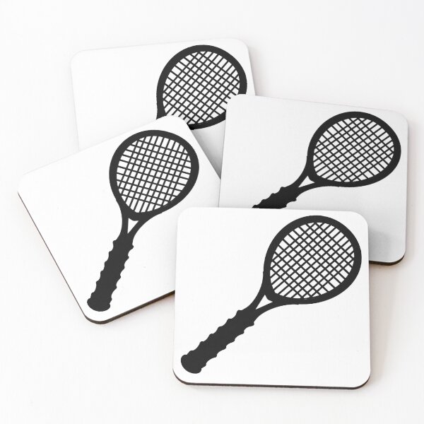 Artikelvorschau, Schwarzer Tennisschläger entworfen und verkauft von digifunk.