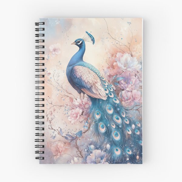 Item preview, Majestic Peacock Amidst Beautiful Flowers designed and sold by AshiraCreations.