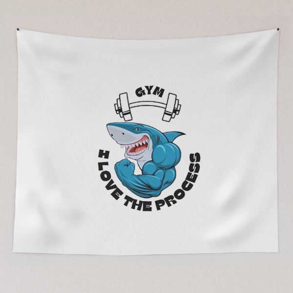 Item preview, Muscle Shark designed and sold by RadycalHaven.