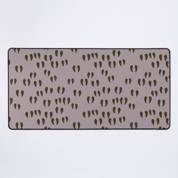 Item preview, Whitetail deer tracks on a thistle purple background designed and sold by aysegulkacar.